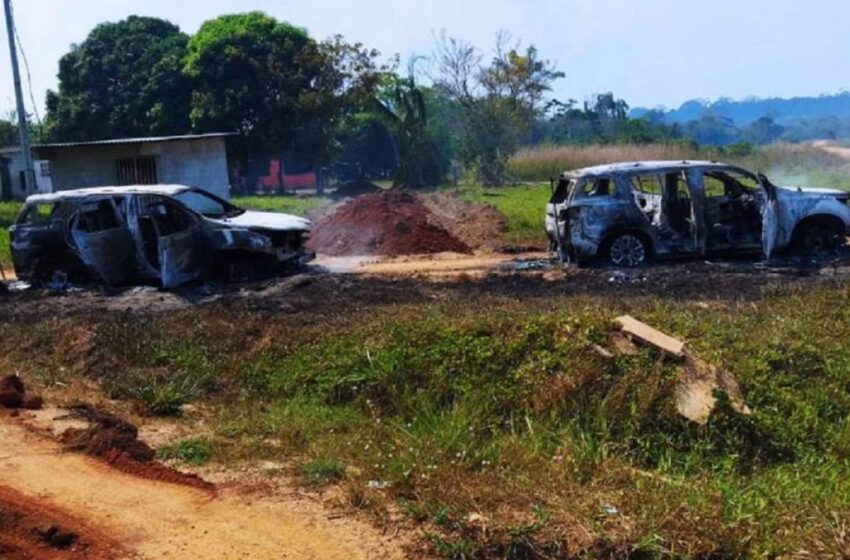  Inician la investigación tras incineración de vehículos de la ONU en Guaviare