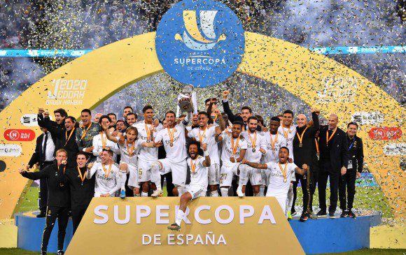 El Real Madrid  es el campeón de la  Supercopa