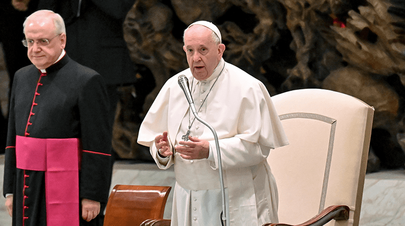 El papa pide paz en Ucrania: «Por favor, nunca más la guerra»