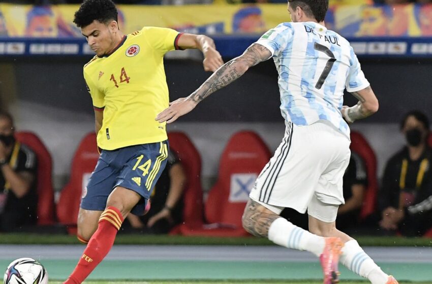  Colombia cae ante Argentina y se aleja del Mundial