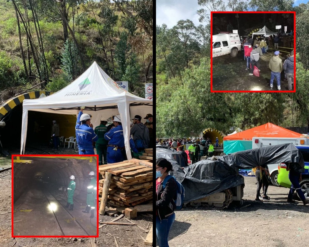  Explosión en una mina colombiana deja 11 muertos y cinco desaparecidos.