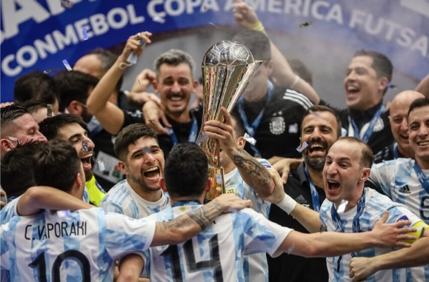  Argentina, campeón de la Copa América de Futsal, Colombia fue cuarto