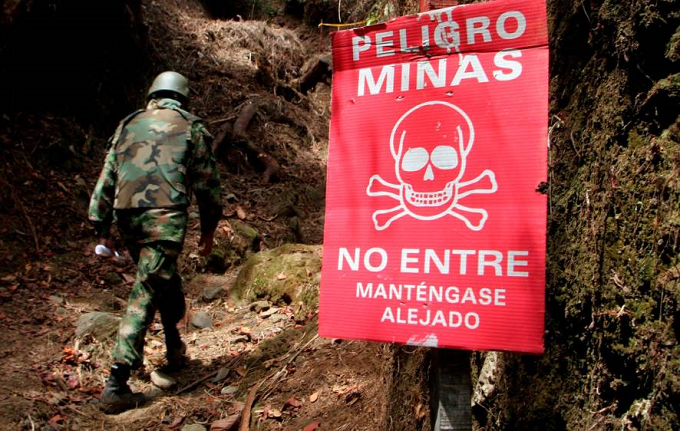  ONG denunció ante la JEP casos de soldados y policías víctimas de minas en Meta y Arauca.
