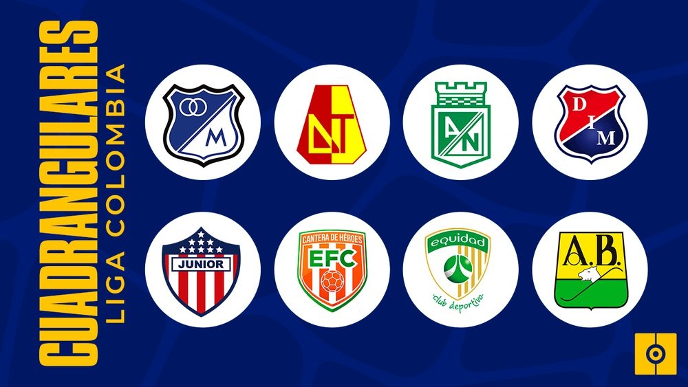  Estos son los grupos para las semifinales en la Liga Colombiana