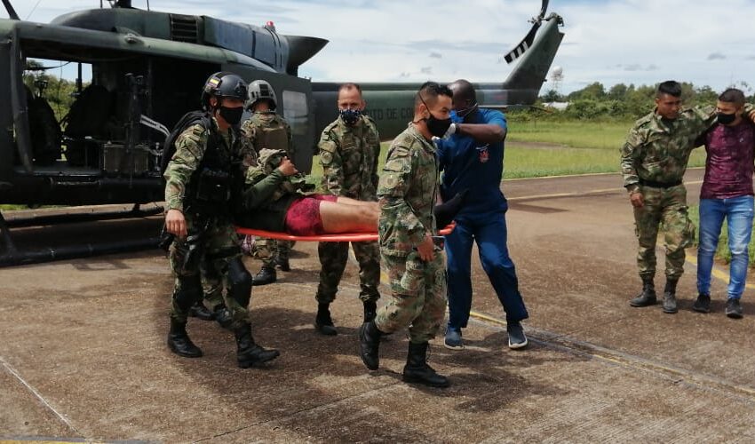  Doce  militares heridos deja emboscada de grupo armado en centro de Colombia