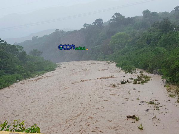  Represamiento del Ocoa amenaza con tragarse la vía por Villa Mélida al Camino Ganadero