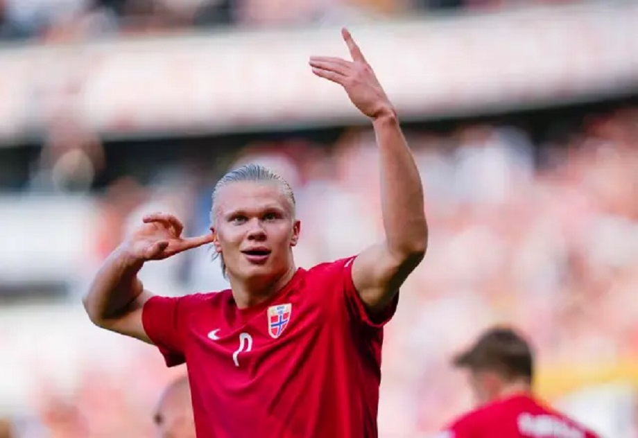  Haaland con dos goles enalteció a Noruega tras victoria ante Suecia