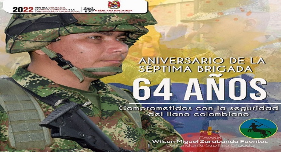  Sesenta y cuatro años al servicio de la sociedad celebró la Sétima Brigada del Ejército