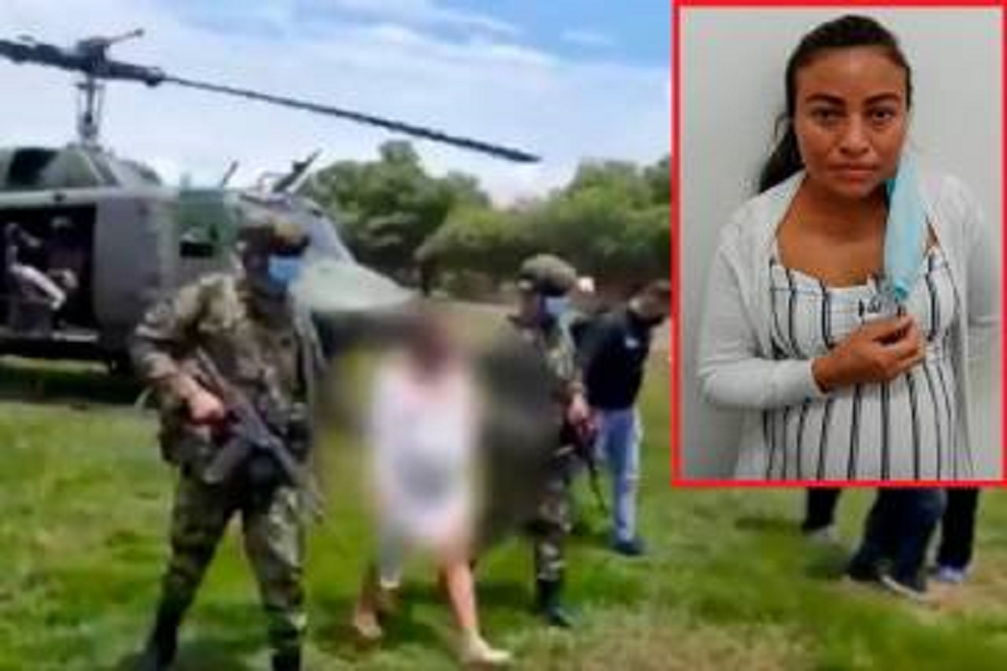  Mujer de alta peligrosidad del ELN, fue capturada Ejército y Policía