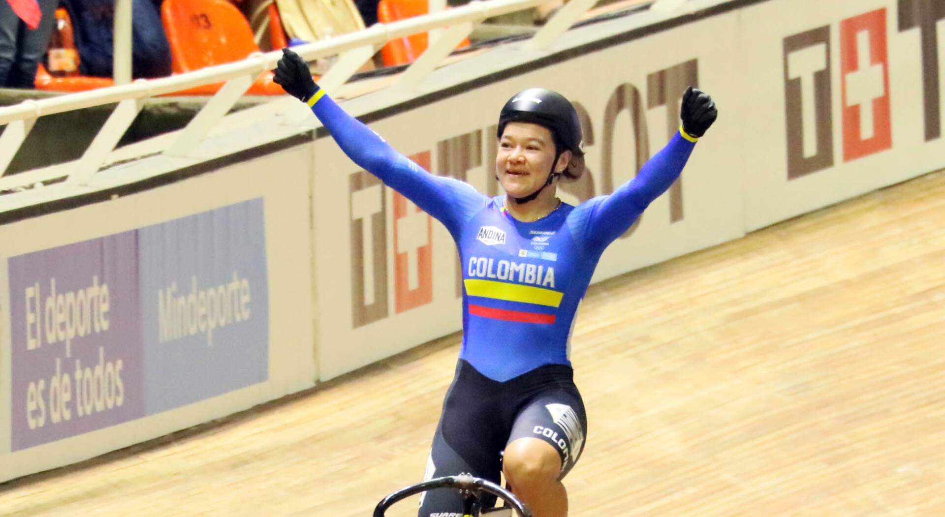  La ciclista santandereana Martha Bayona logró oro en la Copa de Naciones