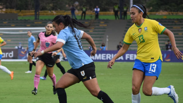  Brasil derrotó a la selección femenina de Uruguay