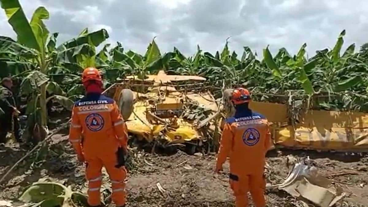  Aerocivil y Fiscalía investigan el accidente aéreo en Puerto Colombia