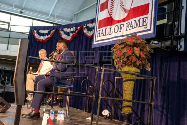 David Ortiz se hace eterno en Cooperstown