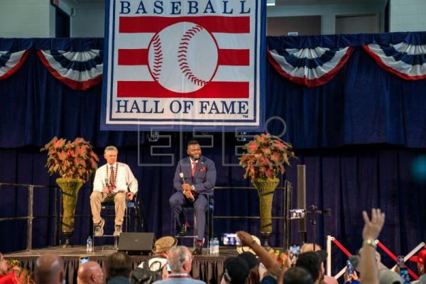  BÉISBOL EEUU – David Ortiz se hace eterno en Cooperstown