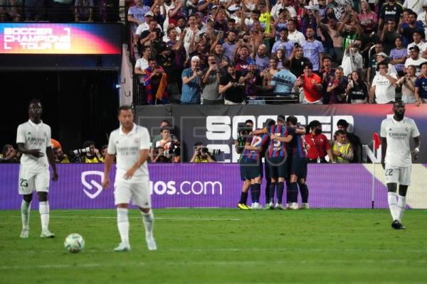  FÚTBOL AMISTOSO – 0-1: Raphinha firma la victoria del Barcelona en el clásico de Las Vegas