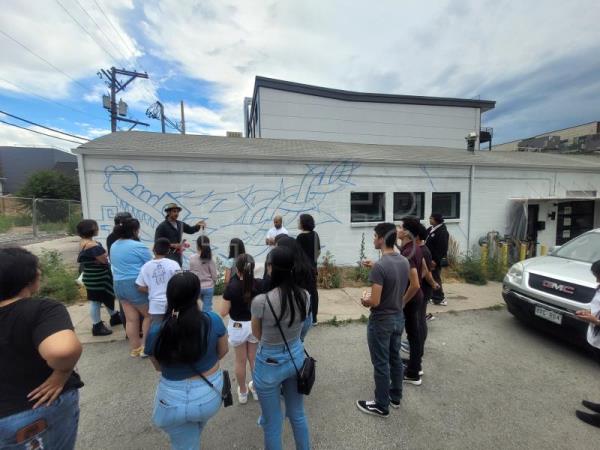  EEUU ARTE – Mural latino en área afroamericana une a ambas minorías en Denver