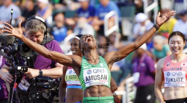 Amusan, oro en la final de 100 m vallas y récord mundial en semifinales