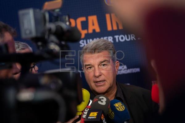 Laporta, en Nueva York: "Los jugadores vuelven a querer venir al Barça"