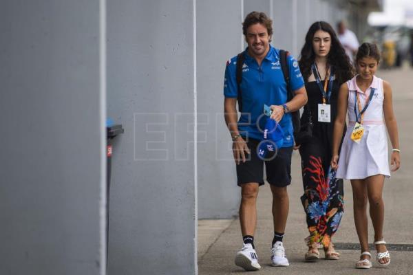  AUTOMOVILISMO GP HUNGRÍA – Alonso festeja su 41 cumpleaños con su familia en el Hungaroring