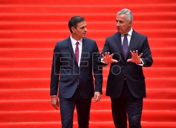  BALCANES ESPAÑA MONTENEGRO – Sánchez anima a Montenegro a ser «un gran ejemplo» para la adhesión a la UE