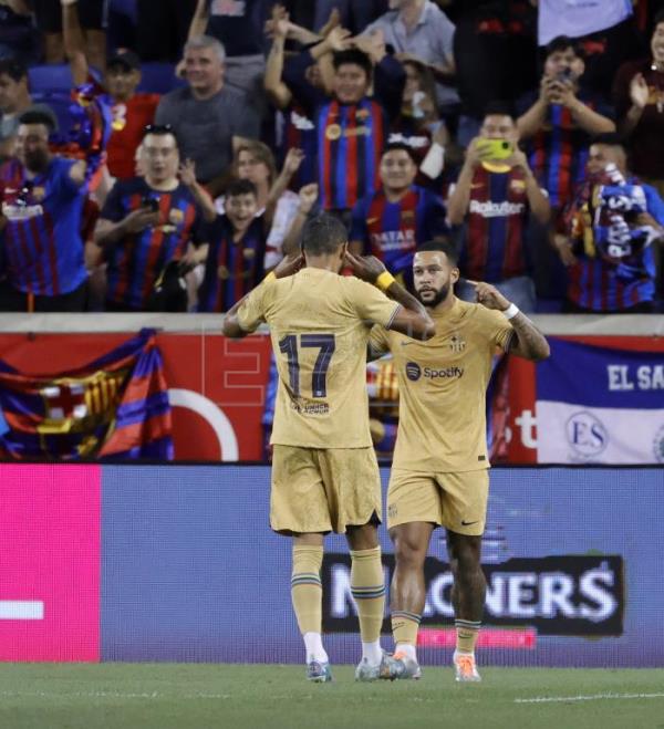 0-2. Barcelona vence a Red Bulls en su último amistoso en Estados Unidos