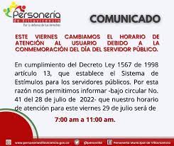 Correos electrónicos temporalmente inhabilitados en la Personería de Villavicencio