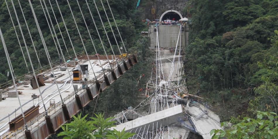  El colapso del puente Chirajara queda en la historia trágica de la vía Villavicencio Bogotá
