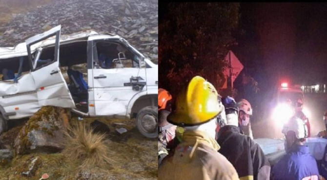  Cuatro turistas muertos, tres de ellos colombianos y 16 heridos deja accidente de tránsito en Perú