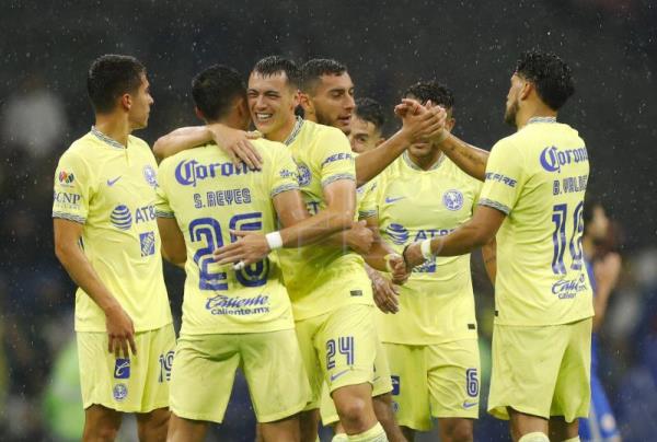  FÚTBOL MÉXICO – El América le propina una goleada histórica al Cruz Azul y sube al cuarto lugar