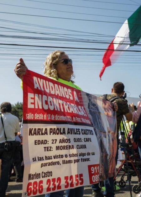 Protestas por la violencia enmarcan la visita de López Obrador a la frontera