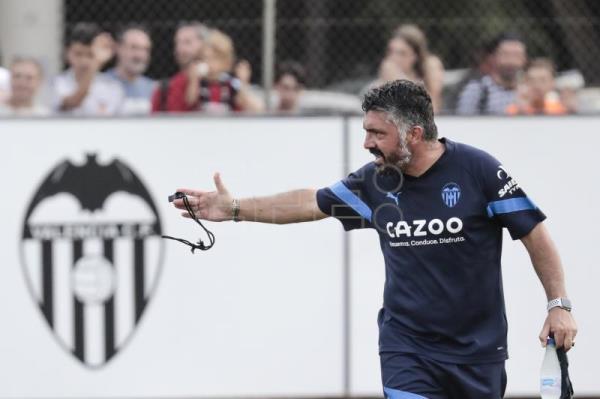  FÚTBOL VALENCIA – El Valencia busca una nueva identidad de la mano de Gattuso