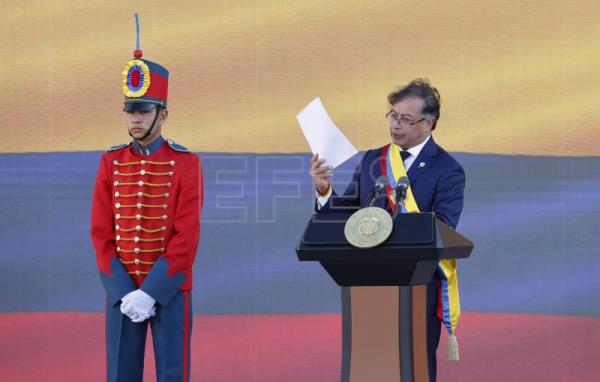  COLOMBIA INVESTIDURA – El presidente Petro anuncia la reforma tributaria con sentido social