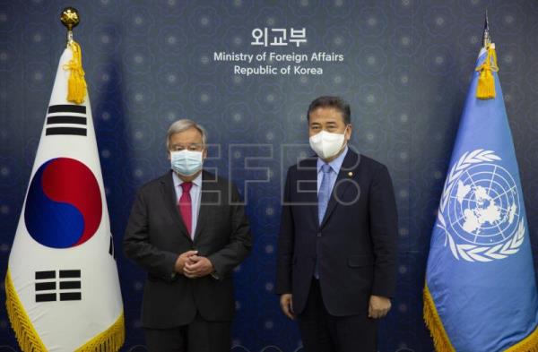  COREA CONFLICTO – Guterres traslada su apoyo a Seúl para lograr la desnuclearización del Norte