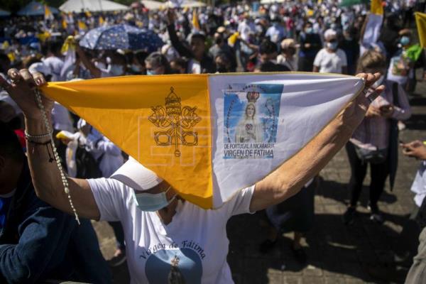 Finaliza la peregrinación de 30 meses de la Virgen de Fátima en Nicaragua