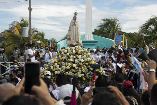  NICARAGUA IGLESIA – Finaliza la peregrinación de 30 meses de la Virgen de Fátima en Nicaragua