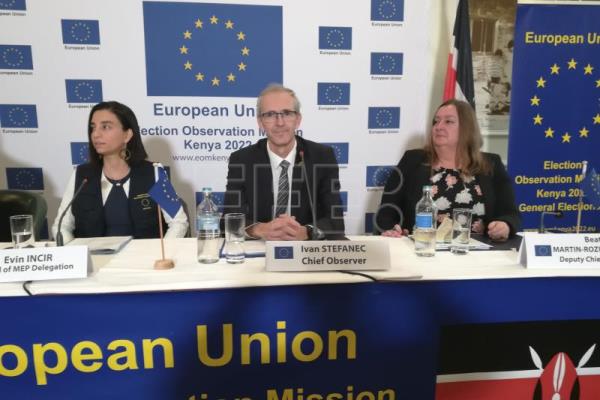  KENIA ELECCIONES – La Unión Europea confía en que sean «creíbles» las elecciones de Kenia