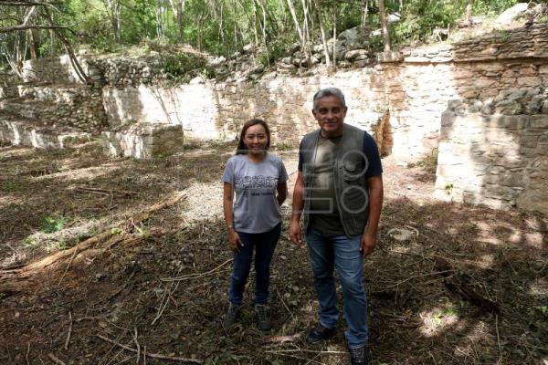 Revelan más datos de una tumba maya descubierta en el sureste mexicano