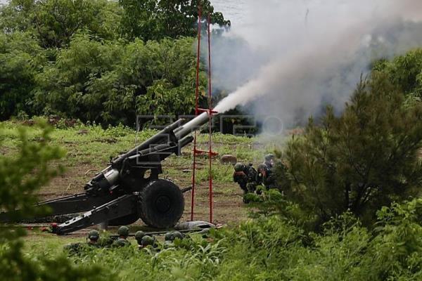  TAIWÁN CRISIS – Taiwán comienza un simulacro de defensa con fuego real tras las maniobras chinas en la zona