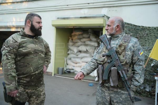  UCRANIA GUERRA GEORGIANOS – La legión georgiana que devuelve a Ucrania el apoyo militar contra Rusia