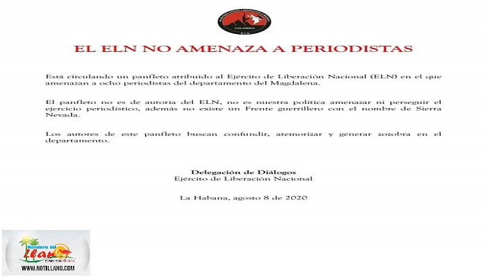  Organismos de inteligencia investigan la veracidad y procedencia de un panfleto que amenaza a periodistas con declararlos objetivo militar en la capital del Meta