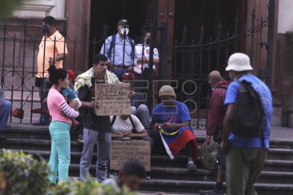  CRISIS MIGRATORIA HONDURAS – Inmigrantes venezolanos que van hacia EE.UU. denuncian atropellos en Honduras