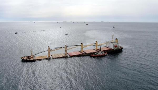 Un detenido por el accidente de un buque en la costa de Gibraltar