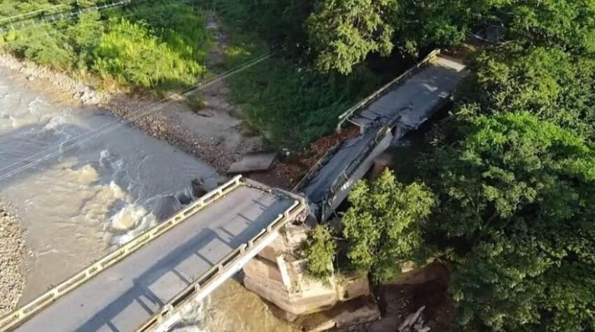  Calamidad Pública en Casanare y Arauca por colapso del puente sobre el río Ariporo