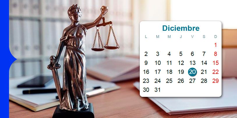  A partir del 17 de diciembre vacancia judicial en Juzgados, Tribunales y altas Cortes