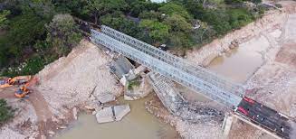  El Ejército en tiempo record montó el puente militar sobre el río Ariporo