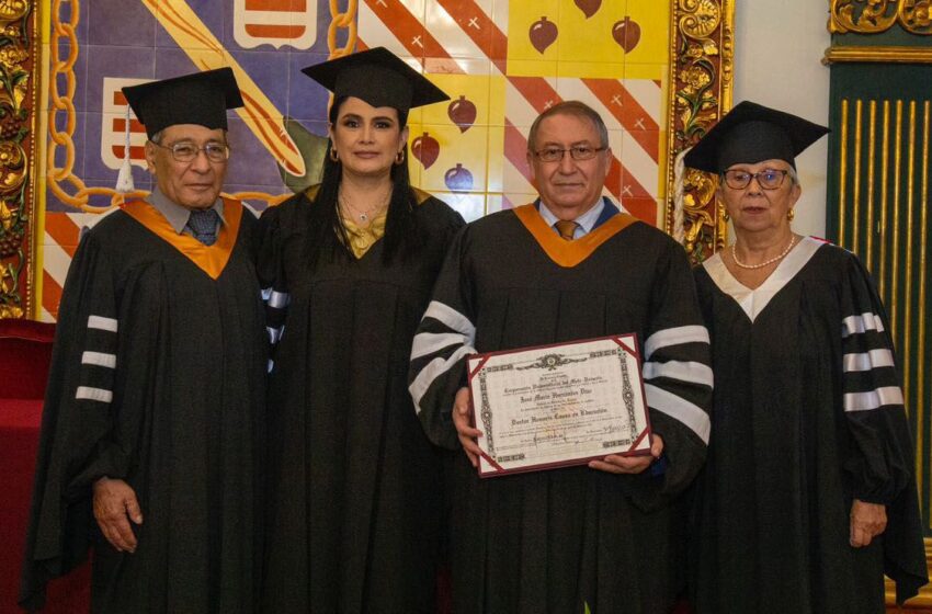  UNIMETA otorgó grado a José María Hernández Díaz como doctor honoris causa en educación
