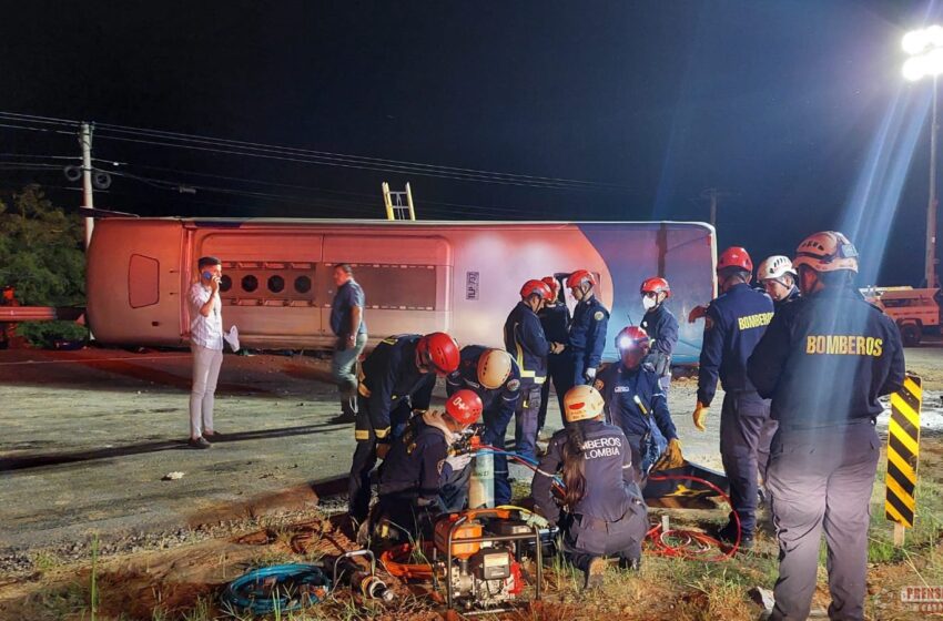  Se accidentó Bus de la empresa Libertadores con saldo de tres muertos y varios heridos en Casanare