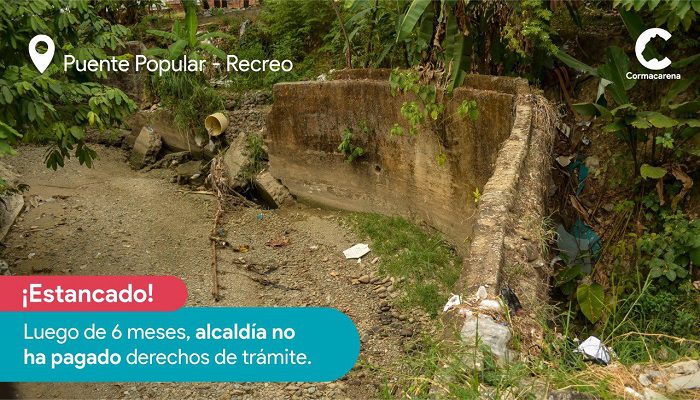  Cormacarena entregó permiso de ocupación de cause a la Alcaldía de Acacías para que realice el mejoramiento de la Bocatoma de Quebrada las blancas
