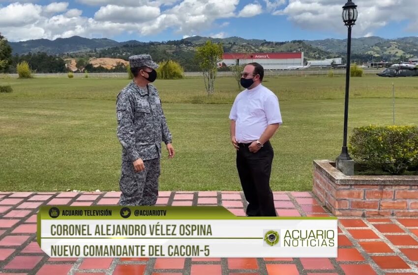  Coronel, Alejandro Vélez Ospina, es el nuevo comandante del CACOM DOS de Apiay