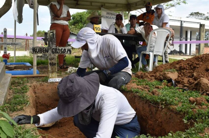  14 cadáveres enterrados como NN en el cementerio de Puerto López fueron exhumados para ser identificados